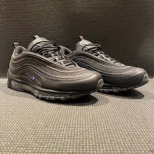 Nike Air Max 97 Black with Dark Marina Blue Size 11